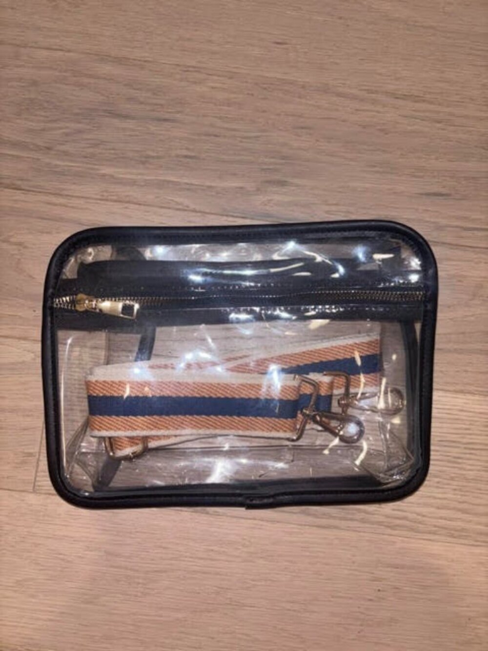 Clear Bag for stadiums/events with a strap